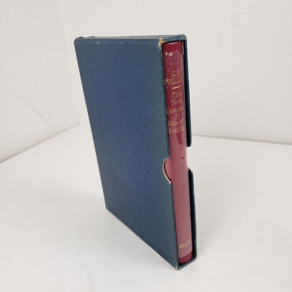 J.B. Phillips The New Testament in Modern English Geoffrey Bles 1960s Slipcase